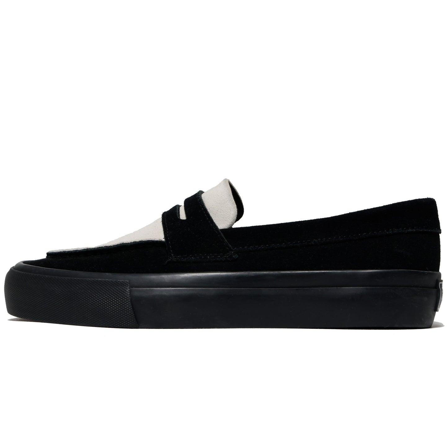 STANCLAN PENNY SUEDE BLACK/WHITE