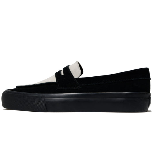 STANCLAN PENNY SUEDE BLACK/WHITE