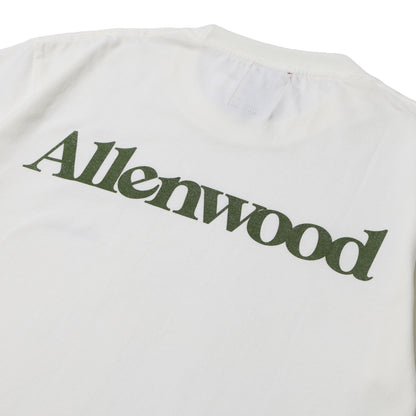 Allenwood LOGO T-SHIRT  VANILLA WHITE