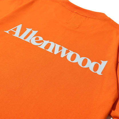 Allenwood LOGO T-SHIRT  ORANGE