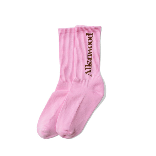 ALLENWOOD LOGO SOCKS  STRAWBERRY