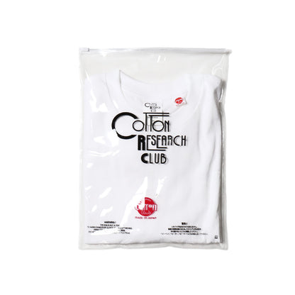 COTTON RESEARCH CLUB S/S TUBULAR T-SHIRT WHITE