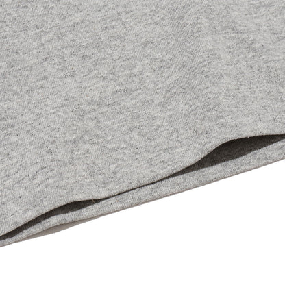 COTTON RESEARCH CLUB S/S TUBULAR T-SHIRT HEATHER GRAY