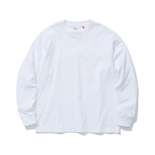 COTTON RESEARCH CLUB L/S T-SHIRT WHITE